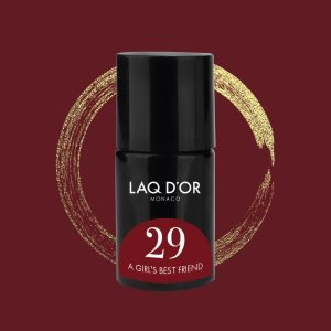 LAQ D'OR rode gellak A girl's best friend